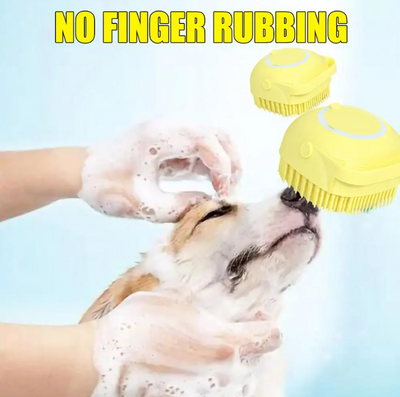 Cute Dog Bath Brush
